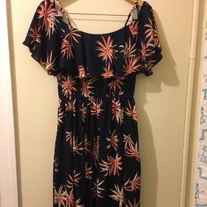 Floral empire waist dress NWT